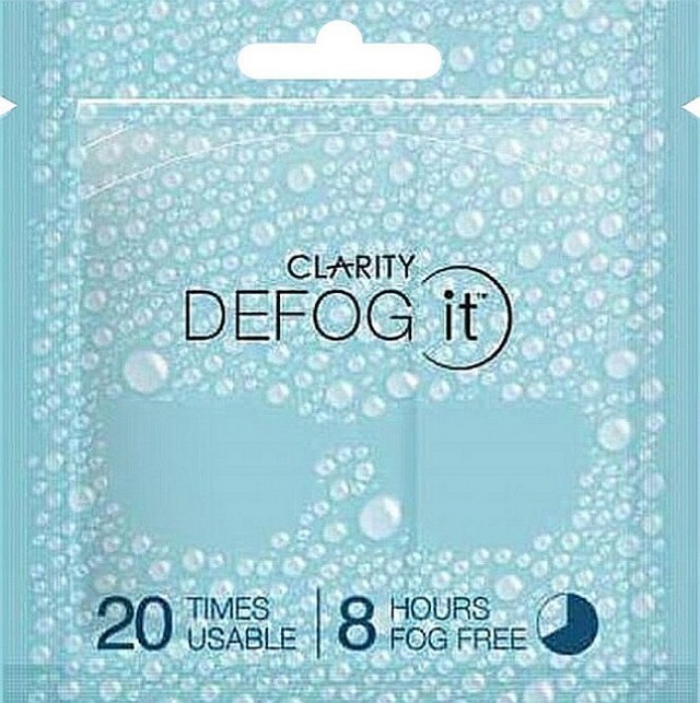 Optiplus Clarity Defog-it brillendoekje anti-fog anti-damp doekje