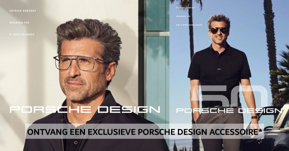 Ontvang een exclusieve Porsche Design accessoire bij aankoop van een Porsche Design montuur of zonnebril